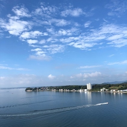 ８月の海